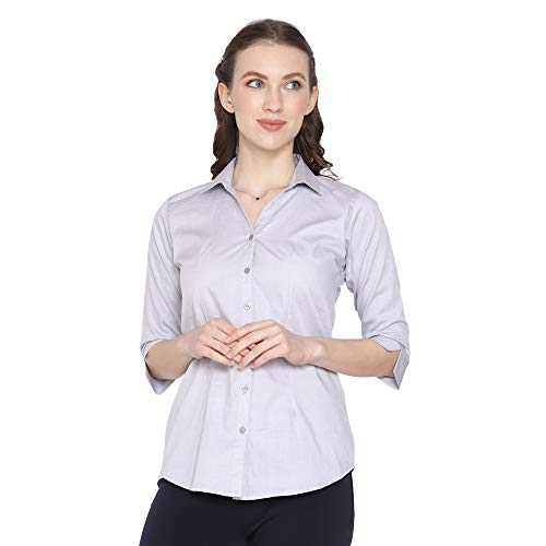 Image of Blue RoninWomen Stylish Western Official Formal Shirts for Women Regular fit Shirts for Women