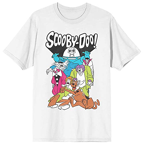Scooby Doo Classic Monsters Classic White Graphic Tee - 3XL