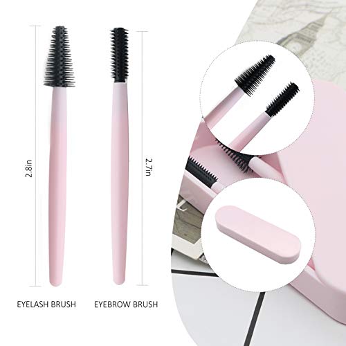 Reusable Eyebrow and Eyelash Brush Set | Professional Makeup Tool