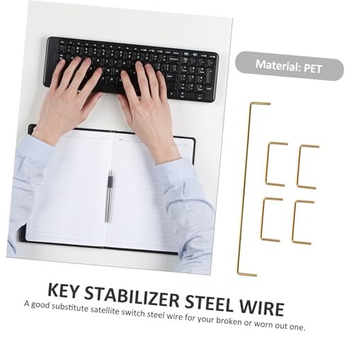 2X Keyboard Key Stabilizer Stainless Steel 6.25x Steel Wire miniatura 3