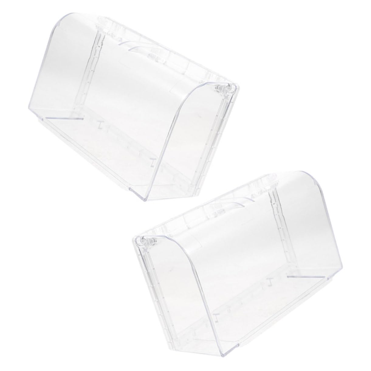 SEWOART 2pcs Socket Waterproof Box Plug Outlet Insoles Outdoor Plug Receptacle Protector Wall Outlet Cover Home Socket Cover Outlet Case Electrical Panel Covers Transparent Plastic