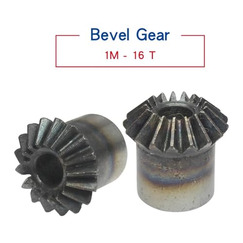 Engrenage conique 1M16 en acier carbone 17mm pour renvoi d'angle de transmission