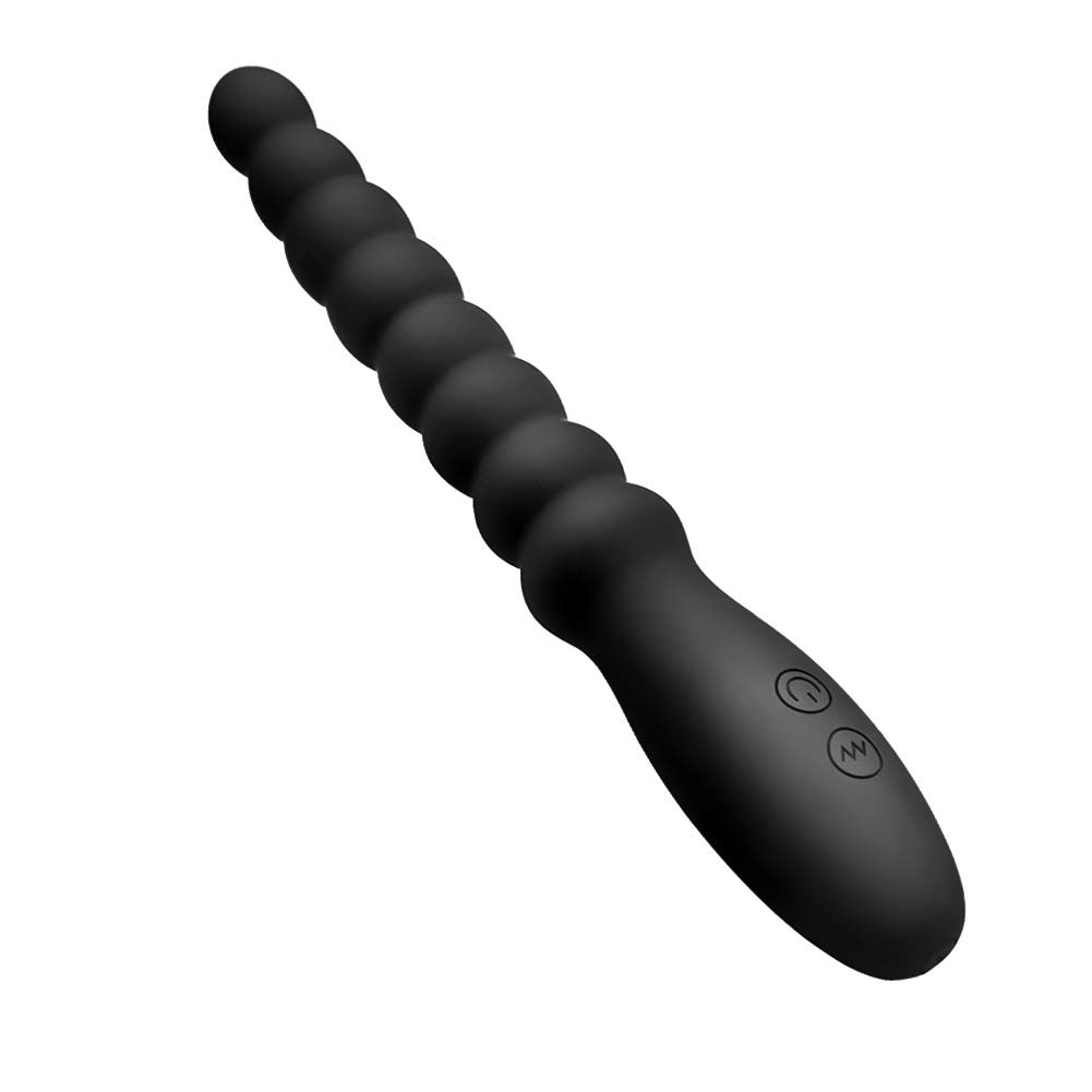 SXOVO Vibratore Anale, Perline Anali per Massaggiatore Prostatico Maschile Doppio Motore, Plug Anale Ricaricabile Giocattoli Sessuali per Uomini o Donne