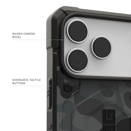 Image of Urban Armor Gear UAG Pathfinder SE Magnetic Compatible, Rugged Shockproof Anti-Slip Military Grade Protective Case /Cover Designed for iPhone 17 Pro Max (2025) - Midnight Camo SE