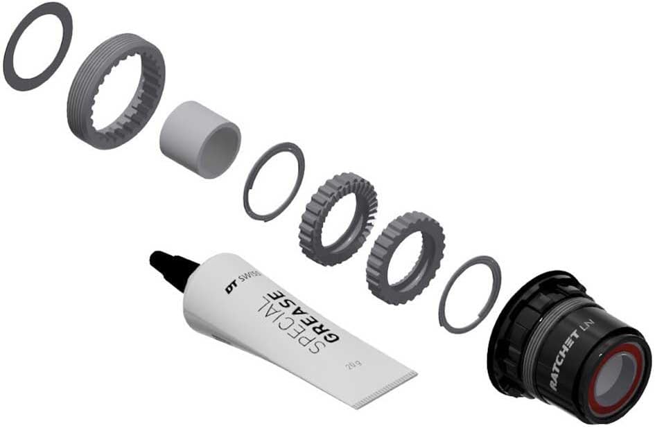 Ratchet LN Freehub Body Upgrade Kit - SRAM XD, Standard, Aluminum, Sealed Bearing, 36T