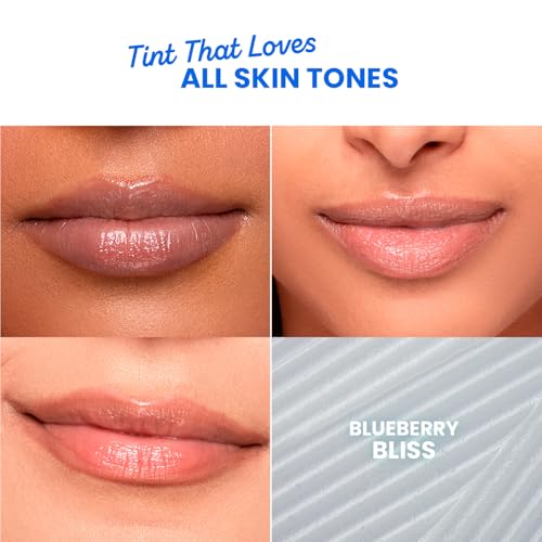 Image of Dot & Key Barrier Repair Hydrating Lip Balm SPF 50 | Blueberry Bliss | Repairs Damaged Lip Barrier | Non Tinted | 4.5 gm