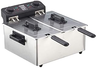 Friteuse Double 2x3l 3300w Inox - DOC217