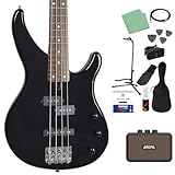 Yamaha TRBX174 Base Beginner 12-Piece Set [Mini Amplifier] Black Introductory Model Yamaha