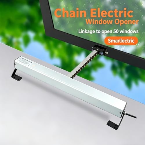 Actuador eléctrico de 24V para automatizar ventanas altas y claraboyas 3