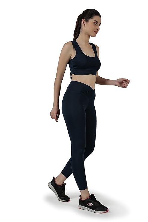 Image of Sports Bra & Legging Set for Women - Gym & Workout Tracksuit - Stretchy, Moisture-Wicking Activewear