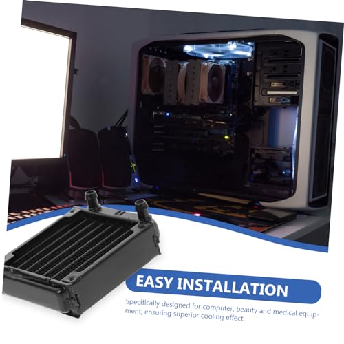 Radiador refrigeración líquida PC disipador aluminio CPU 4