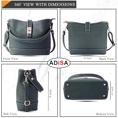 Image of ADISA Women's Girls Bucket Cross Body Bag with Sling (SL5139)