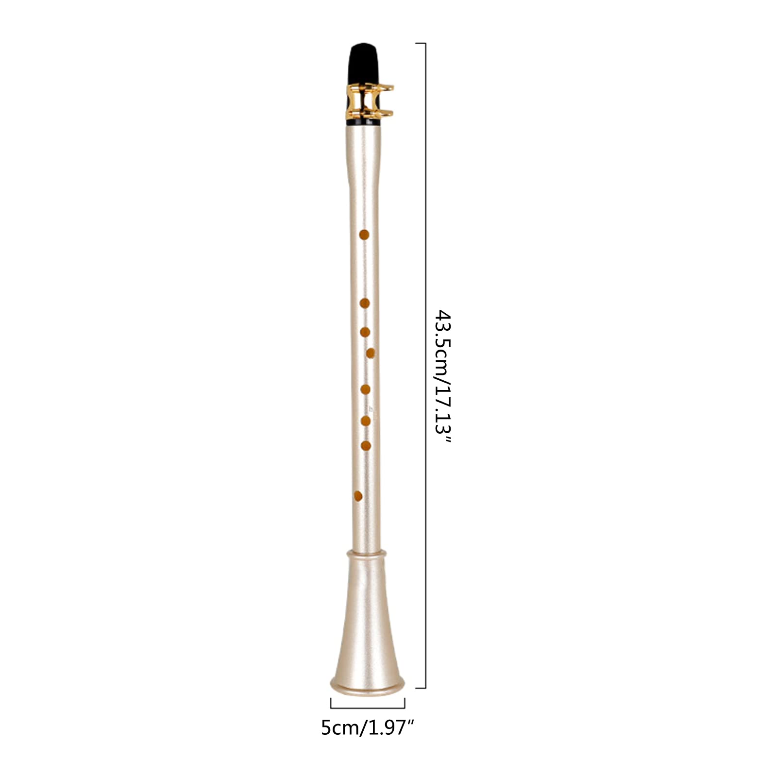Holzblasinstrument Taschenklarinette for Kinder, tragbare Klarinette for Schüler, Holzblasinstrument, Übungs-Saxophon for Anfänger