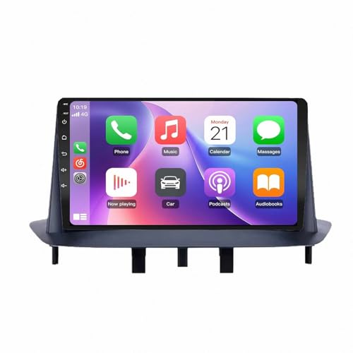 Pantalla de coche con Carplay inalámbrico para Renault Fluence, viajes conectados con Bluetooth