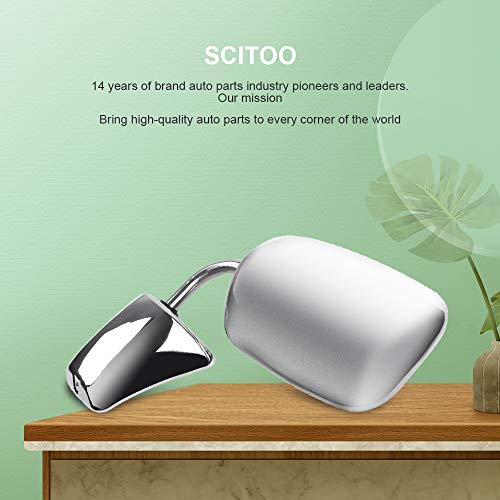 SCITOO Side View Mirror Driver and Passenger Side Mirror Fit Compatible with 1973-1991 for Chevy Blazer 1973-1987 for Chevy Pickup Truck 1988-1991 for Chevy Pickup Truck for GMC Pickup Truck