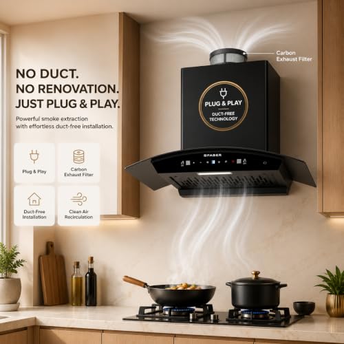 Image of Faber Vento 75 cm Plug & Play BLDC Autoclean Chimney | Free Installation |1500 m /hr Suction | Filterless | Zero Maintenance cost on Filters for 2 years| 12 yrs warranty on Motor