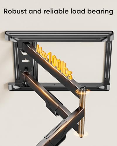Support mural TV long bras pour éliminer les reflets et optimiser les angles - 7