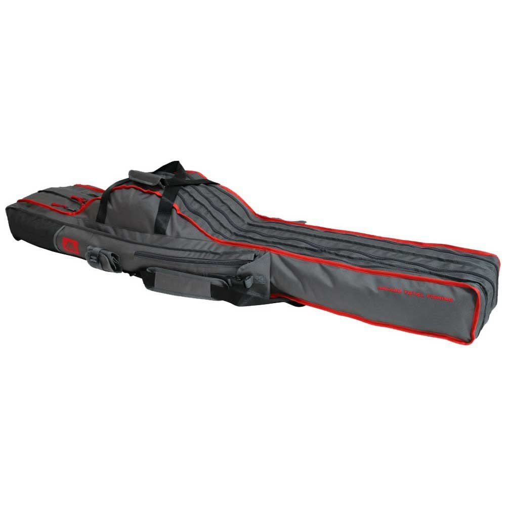 Mikado hengeltas 3/4 vakken hengelfoedraal vistas vele varianten! 140cm  150cm 160cm 170cm (140cm / 3 compartimenten/UWD 05 140 3 GY