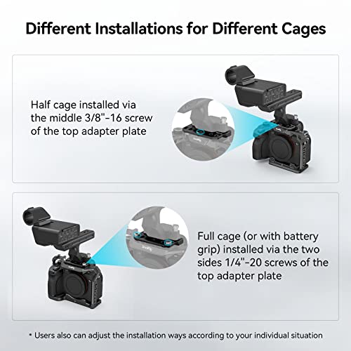 SMALLRIG Mounting Plate for Attaching FX3 XLR Handle to Camera Cage 2999/3241 for Sony A7 SIII - Image 4