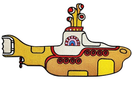 The Beatles Yellow Submarine Oversized Patch - Les Beatles, Paul McCartney, John Lennon, RIngo Starr, George Harrison The Beatles Yellow Submarine Oversized Patch