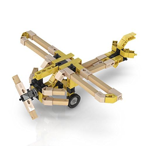 Assembled Engino Eco Acrobat Plane model