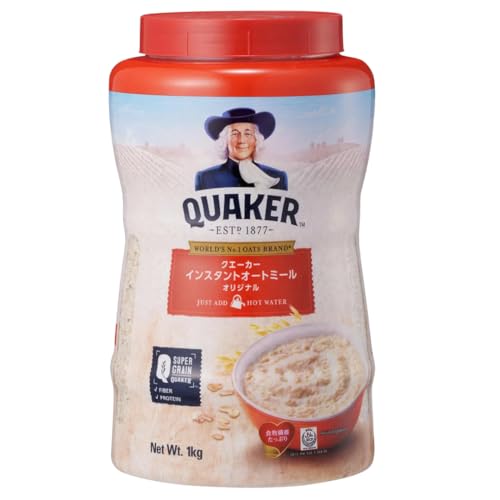クエーカー インスタント オートミール オリジナル 1s オーストラリア産 オーツ麦 食物繊維 電子レンジ 熱湯 大容量 7RabbitRiograndeオリジナルステッカー付 【商標登録番号 第6667215】