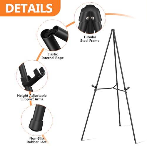 image for Rdiorry Easel Stand for Sign Portable,66