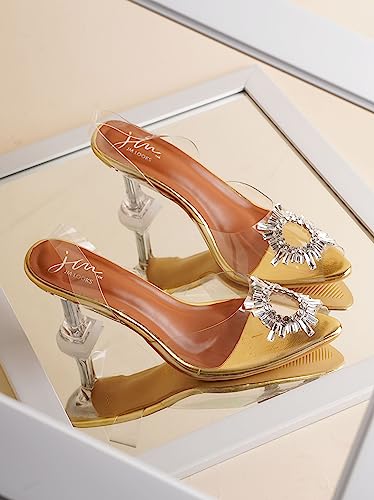 Image of JM LOOKS Casual Heel Sandals Solid Comfortable Sole for Womens & Girls