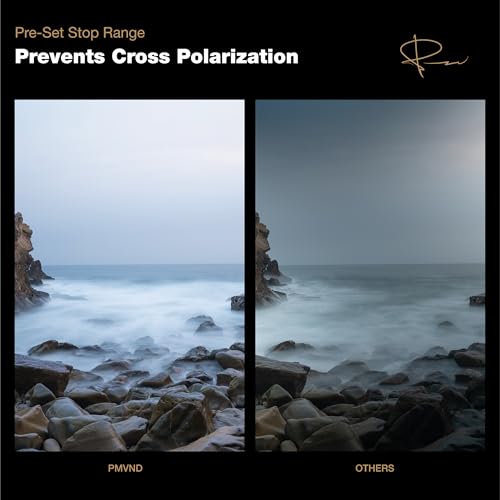 Image of PolarPro 82mm Peter McKinnon Mist VND Camera Filter - 2-5 Stop Variable Neutral Density Lens Filter for DSLR /Mirrorless Pro Video - for Cinematic Shutter Speed Control + Diffusion