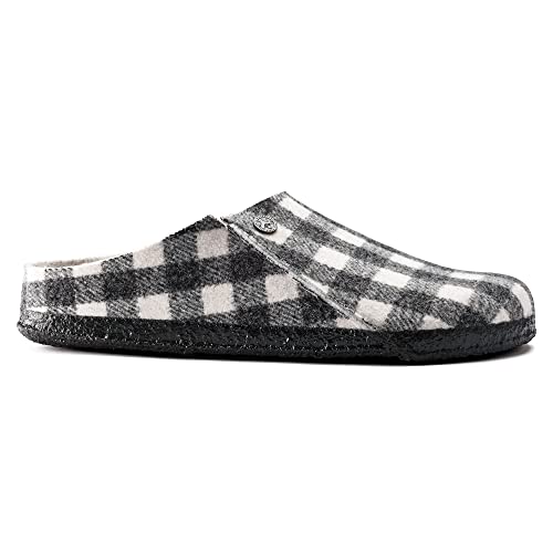 Birkenstock Men's Zermatt Shearling Slippers, Plaid White, 10 Medium Us #TOP3