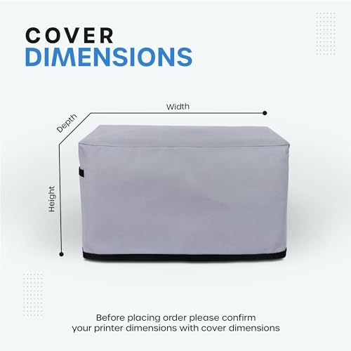 Image of Crasome Dust & Water Proof Printer Cover for HP Smart Tank All-in-One 670 / 675 (Grey)