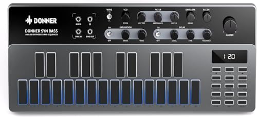 Donner B1 Analog Bass Synthesizer & Sequencer