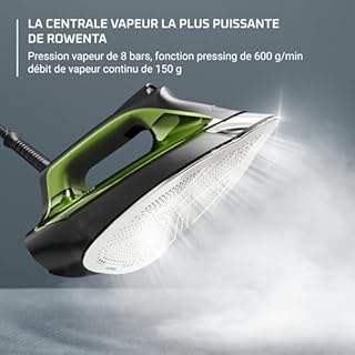 Rowenta Silence Steam Pro Centrale Vapeur Haute Pression, 8 Bars, Fonction pressing 600g/min, Silencieuse, DG9248F0