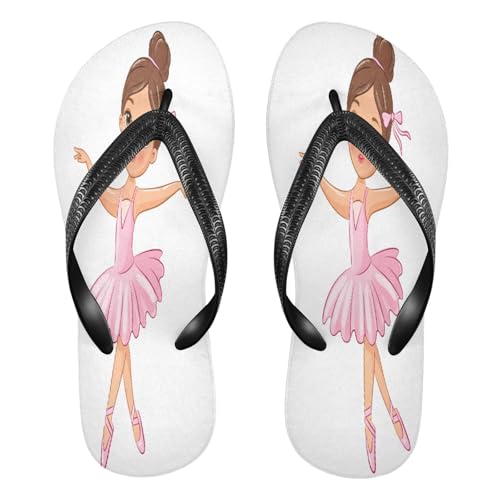STAYTOP Girl Dancing Ballet Flip Flops Sandals of Men's & Women's,Sandals Beach Slippers Shower Slides