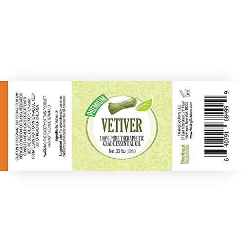 Aceite Esencial Vetiver 10ml Healing Solutions miniatura 4