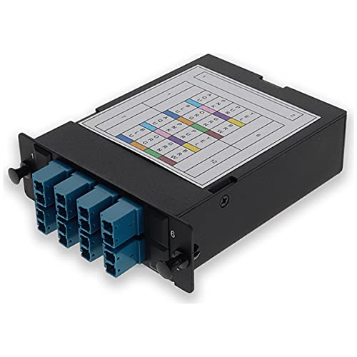 Add-On ADD-4BAYC2MP8LCDS2 4-Bay Cassette 2X 12-Fiber MPO In44; 8 LC Duplex Out44; Single-Mode Duplex OS2