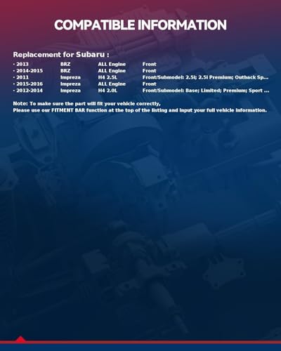 Image of KAX Front Brake Kit, OE Brake Rotors and Ceramic Brake Pads | Fits Subaru Impreza 2012-2014 2.0L, Subaru Impreza 2015-2016, Subaru Impreza 2011 2.5L, Subaru BRZ 2013-2015