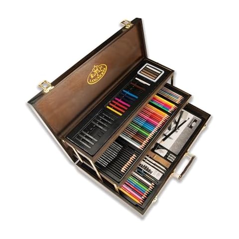 Royal & Langnickel 115 Piece Sketch and Draw Art Set – Espresso Cover