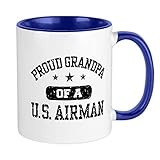 CafePress Proud Grandpa Of A US Airman Mug Unique Coffee Mug, Coffee Cup