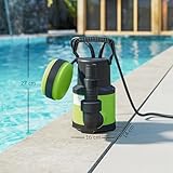 Outsunny 400W Submersible Water Pump for Dirty/Clean Water, 9000L/H Electric Sump Pump with Float Switch, Drain Water from Garden Pond, Hot Tub, Ditches, Portable and Lightweight - Image 7