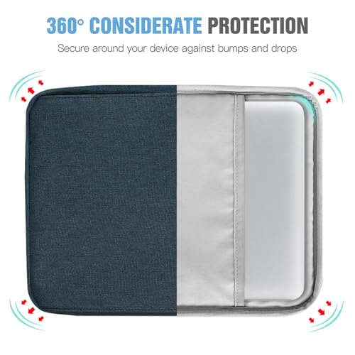 Image of TiMOVO 13 inch Laptop Sleeve for MacBook Neo /Air 2026 Carrying Case, Indigo | Fit Neo A3404 (A18 Pro) & Air A3449 /A3240 (M5 /M4), with Handle & Detachable Shoulder Strap