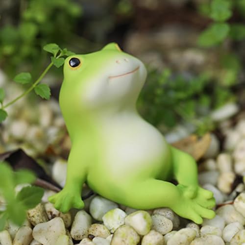 カエルの置物 カエルのオブジェ インテリア小物 かわいい おしゃれ 置物 玄関飾り かえるの置物オブジェ カエルの彫像 花壇飾り ガーデンオーナメント プレゼント ギフト 縁起物