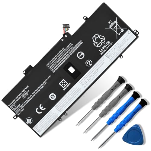 Image of 51Wh L18C4P71 Battery Compatible with Lenovo Thinkpad X1 Carbon 7th 8th Gen | Replacement For Lenovo ThinkPad X1 Yoga 4th 5th Gen Series, L18L4P71 SB10K97642 SB10K97643 02DL004 02DL005 02DL006, 15.36V