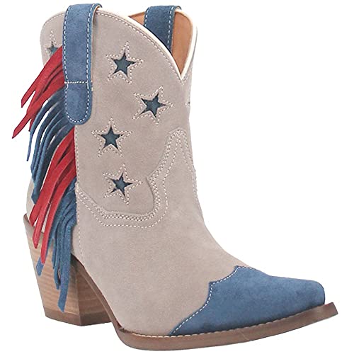 Dingo Womens Glory Leather Ankle Cowboy, Western Boots2