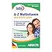 Produktbild A-Z Multivitamin Tabletten mit Q10 und Lutein | Die vegetarische Rund-um-Versorgung mit 13 Vitaminen und 11 Mineralstoffen | 60 Tabletten für 2 Monate | EuRho® Vital  Made in Germany