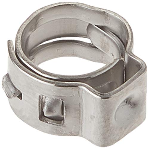 Oetiker 16700001 Stepless Ear Clamp, One Ear 5 mm Band Width, Clamp ID Range 5.8 mm (Closed) - 7 mm (Open) (Pack of 5)