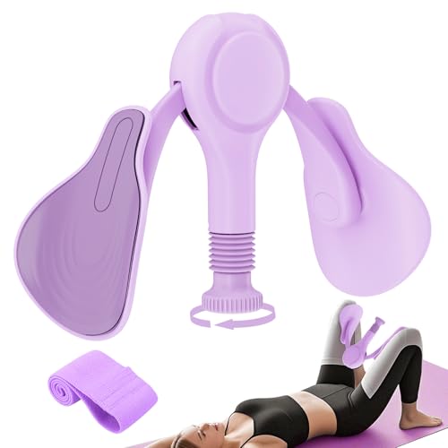TINRIEF Upgraded Thigh Trainer, Adjustable Inner Thigh Exerciser, Kegel Pelvic Floor Exercise Devices Muscle Trainer for Women, Leg Toner Trainer, Workout Equipment for Glutes Arms and Core