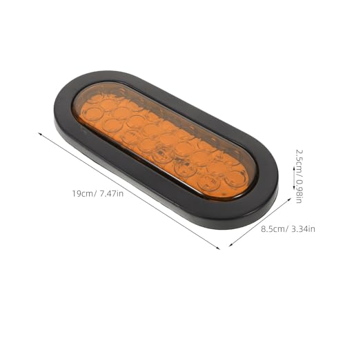 Luces estroboscópicas LED para vehículos de carga pesada y pick-up amarillo 2