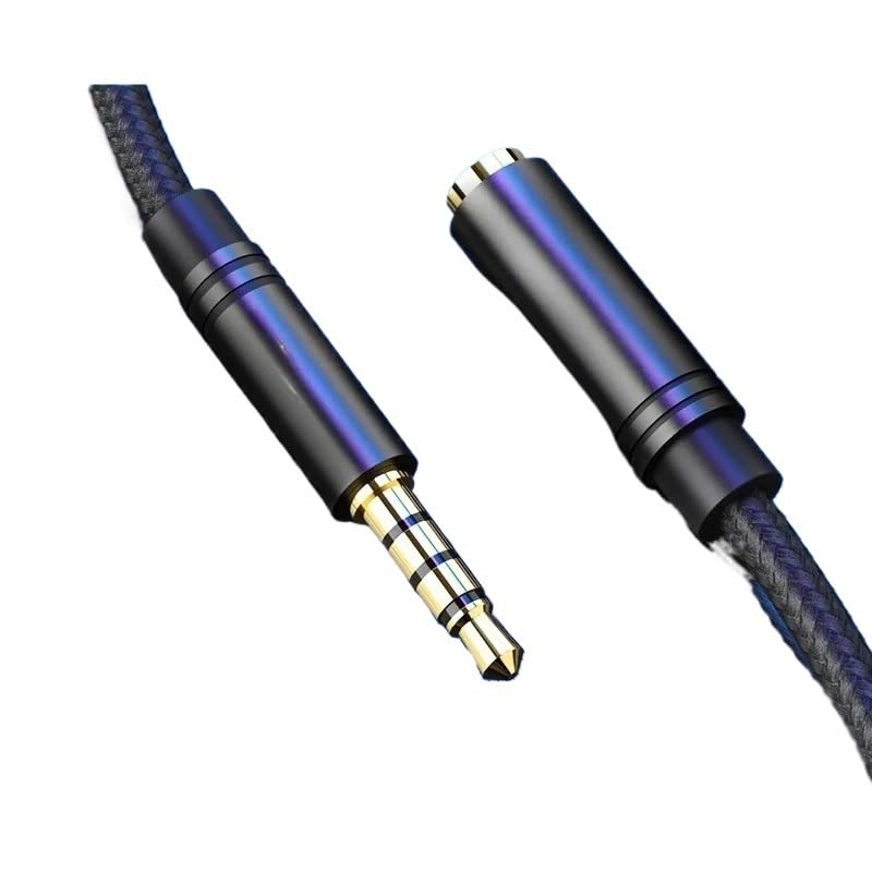 Cable Auxiliar de Extensión 3.5 mm Azul 2 m miniatura 2