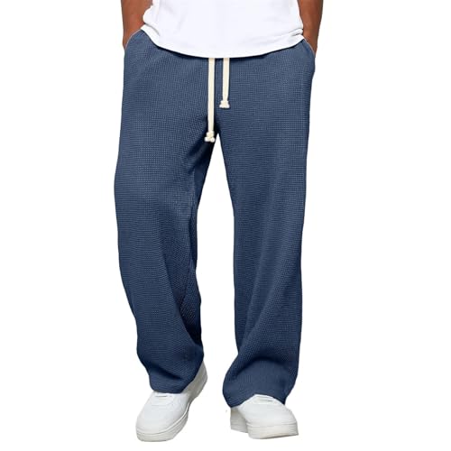 Materiale di alta qualità: questo pantalone sportivo da uomo è realizzato in un morbido e resistente poliestere. Il materiale è delicato sulla pelle e mantiene la sua forma anche dopo averlo indossato più volte.